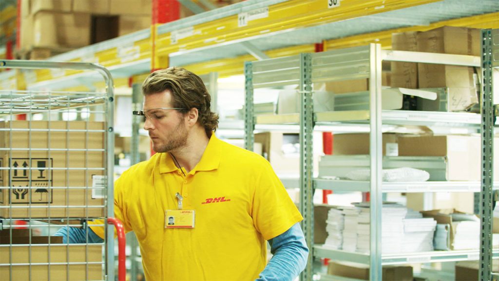 Pick-by-Vision in order picking is already being tested at DHL.