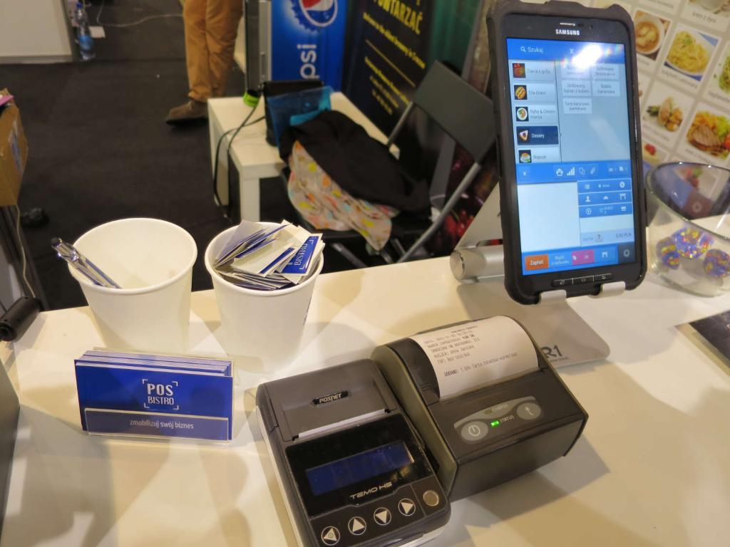 POS system in Poland - the system is supported by a tablet and external printer