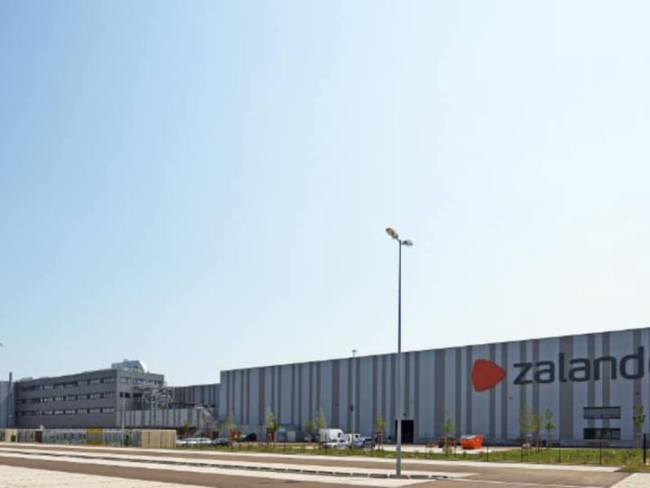 Outside view of the Zalando Distribution Center in Lahr